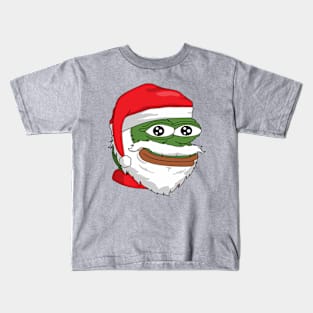 Santa Pepe FeelsOkayMan Kids T-Shirt